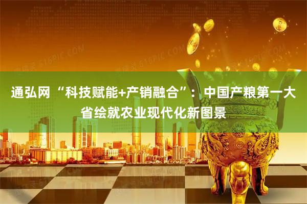 通弘网 “科技赋能+产销融合”：中国产粮第一大省绘就农业现代化新图景